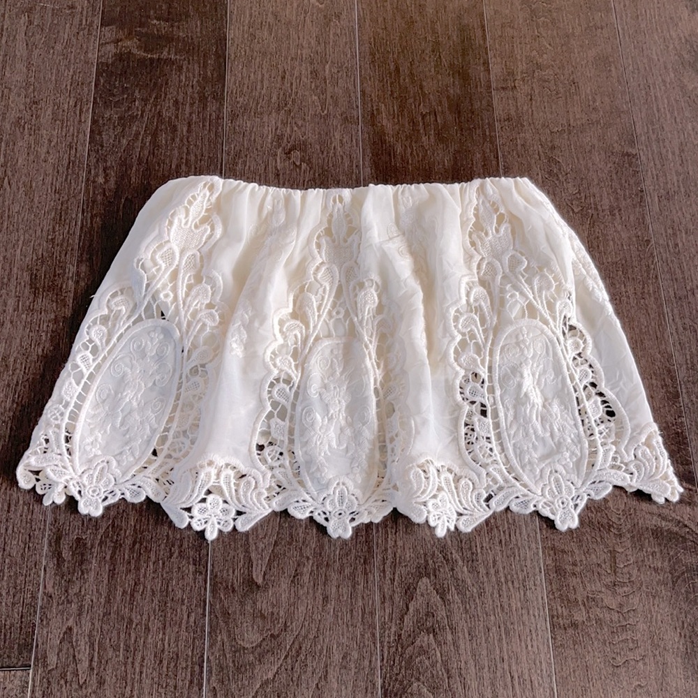 FOREVER21 Lace Tube Top